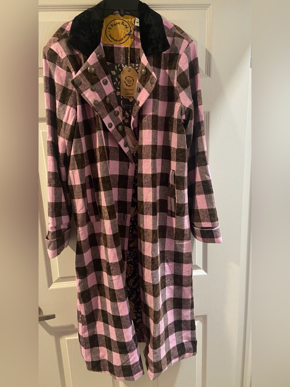 A Rare Bird Checkered Coat - Picture 3 of 7